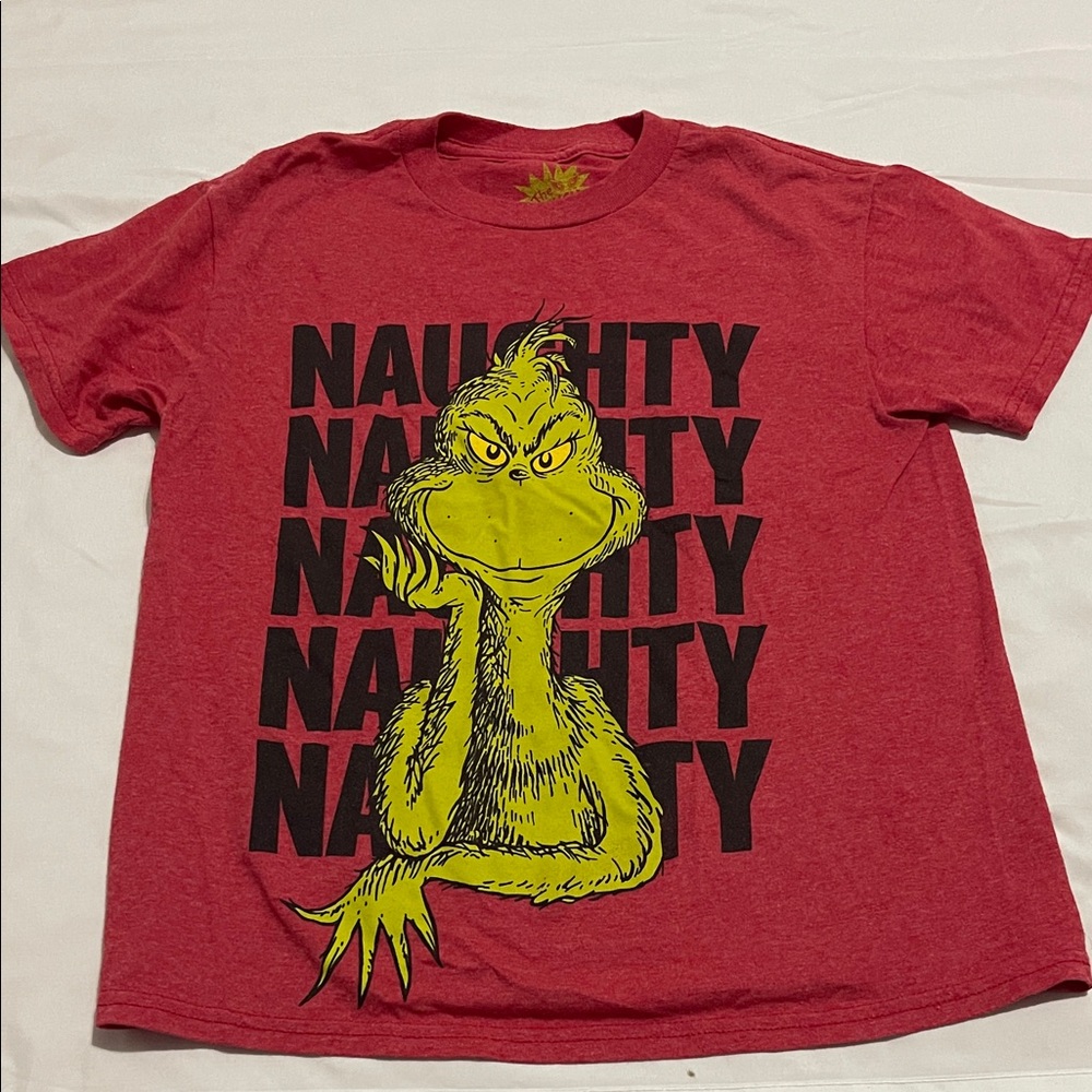 Red Grinch Graphic T-Shirt
